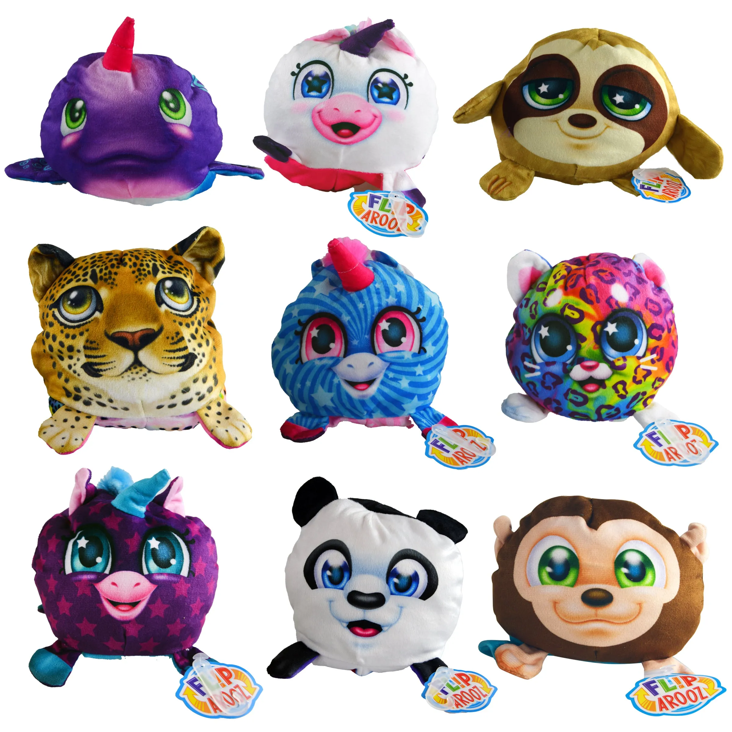 10 oz Kids Cup with Straw and Plush Assortment Floor Display - 36 Pieces Per Retail Ready Display  88364