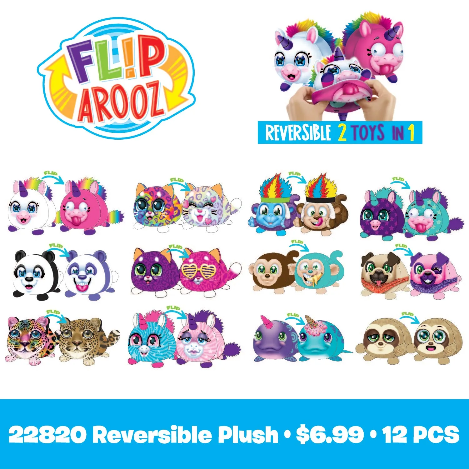 10 oz Kids Cup with Straw and Plush Assortment Floor Display - 36 Pieces Per Retail Ready Display  88364