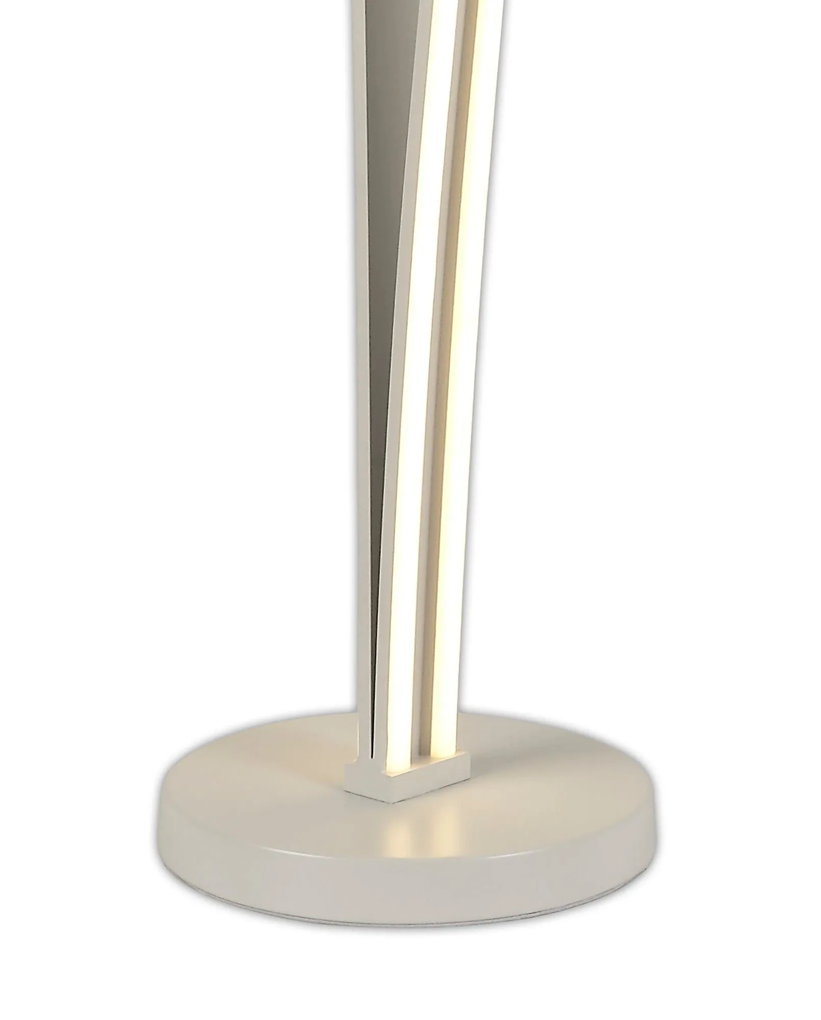 Aesthet 2 Light LED Floor Lamp Dimmable, 16W/20W LED, 4000K, 2270lm, White, 3yrs Warranty