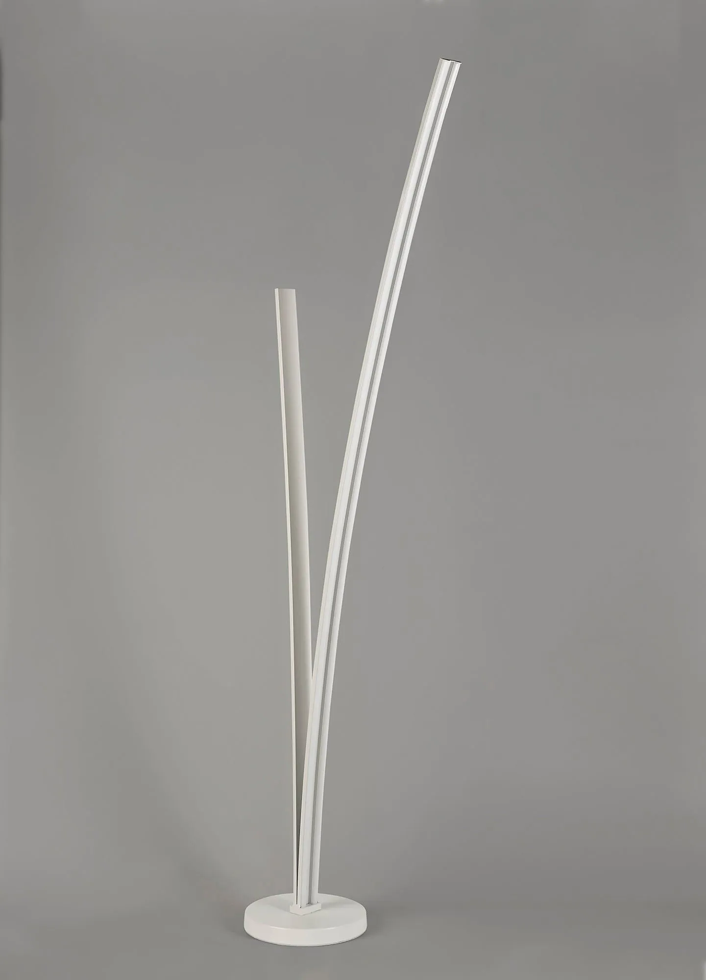 Aesthet 2 Light LED Floor Lamp Dimmable, 16W/20W LED, 4000K, 2270lm, White, 3yrs Warranty