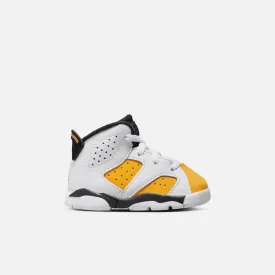Air Jordan Kids' 6 Retro Yellow Ochre (TD)
