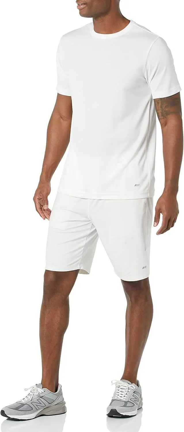 Amazon Essentials T-Shirts for Men, Active Performance Tech, Available in Big & Tall, Pack of 2