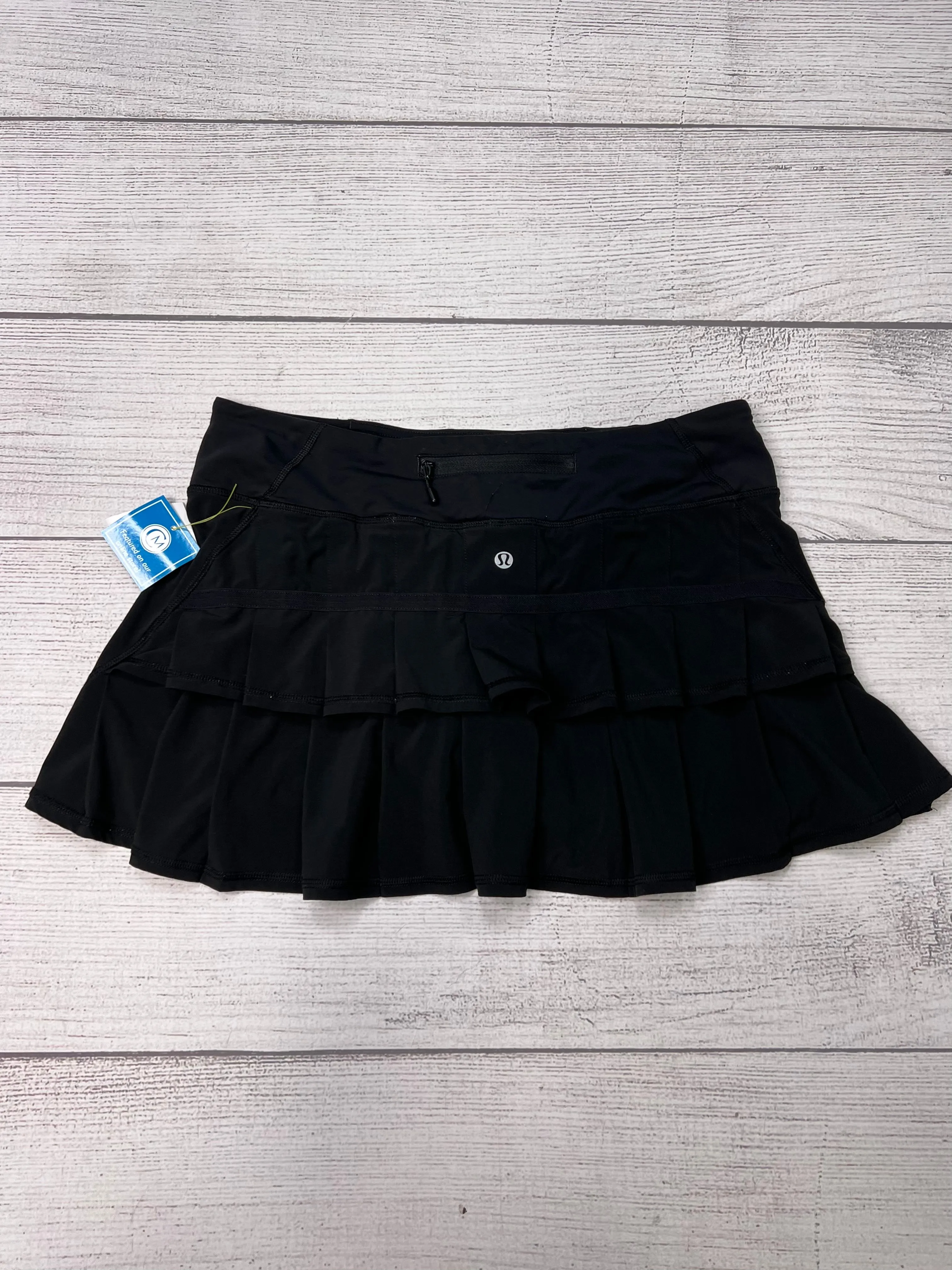 Athletic Skirt Skort By Lululemon In Black, Size: 8