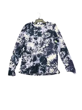Athletic Top Long Sleeve Crewneck By Under Armour In Purple, Size: L