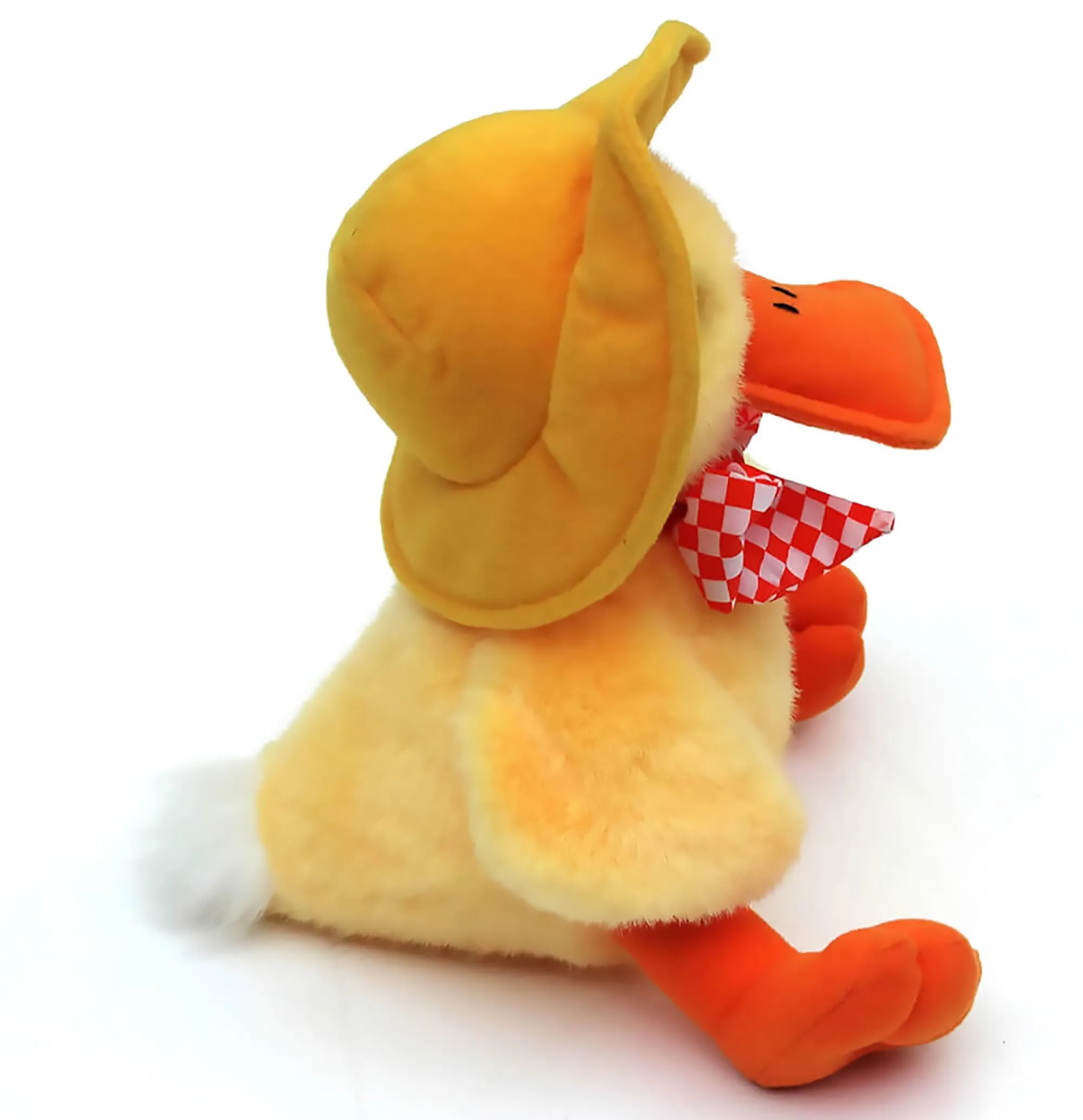 Avon Plush Yellow Quacking Duck Stuffed Animal Toy 9.5"