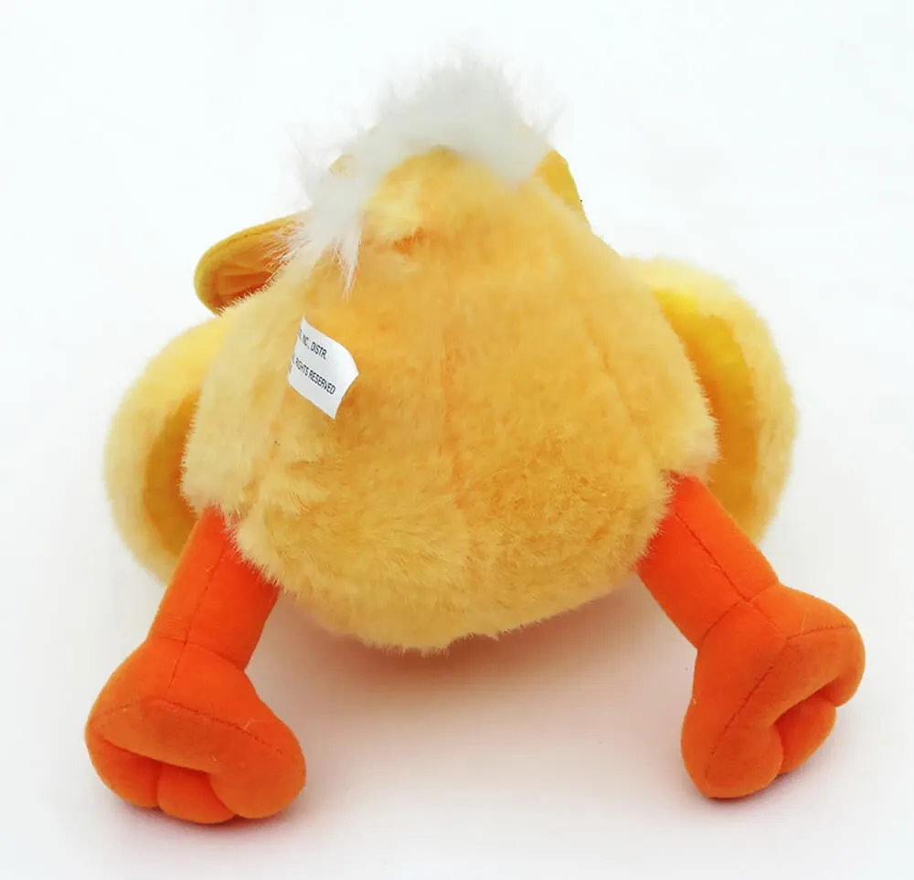Avon Plush Yellow Quacking Duck Stuffed Animal Toy 9.5"