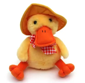 Avon Plush Yellow Quacking Duck Stuffed Animal Toy 9.5"