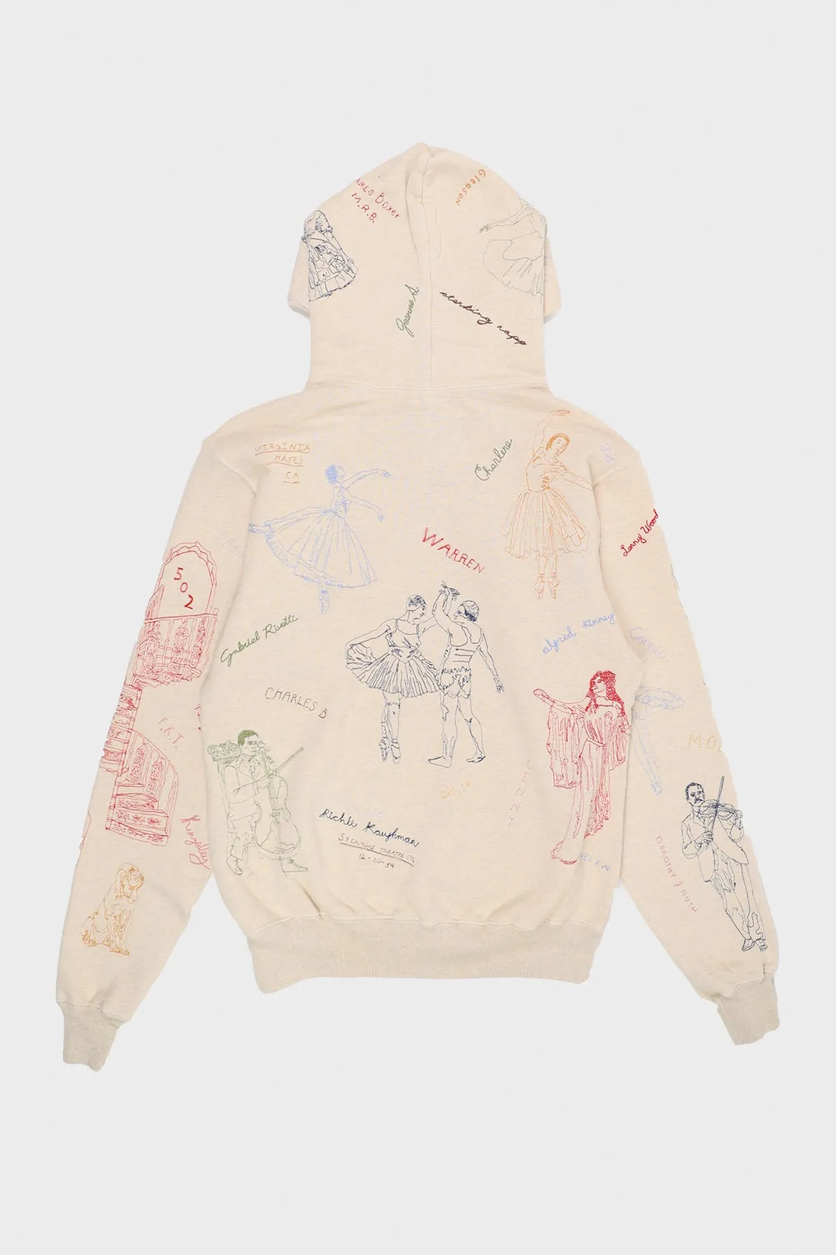 Ballet Hoodie - Oatmeal