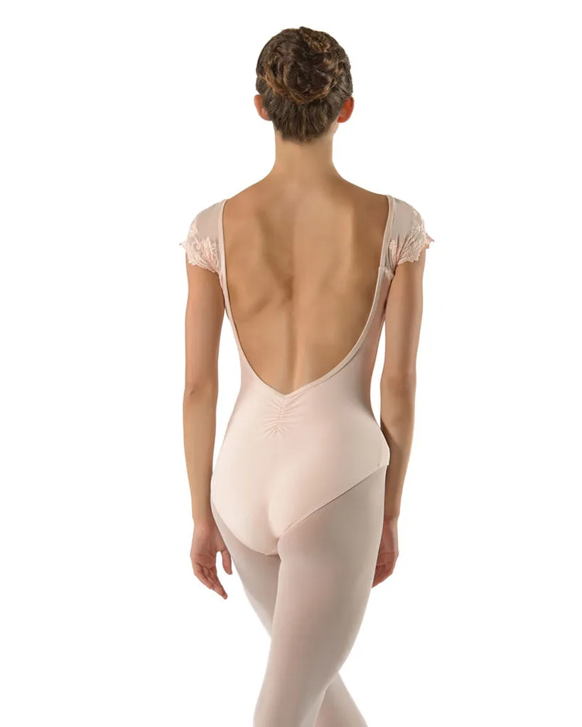 Ballet Rosa Josephine Luxurious Lace Cap Sleeve Leotard - Girls