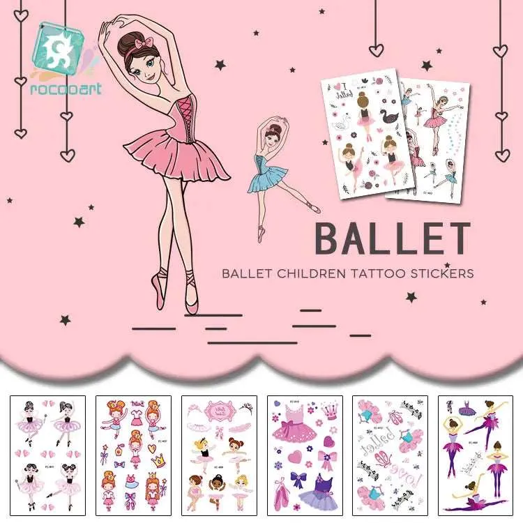 Ballet Tattoo Stickers