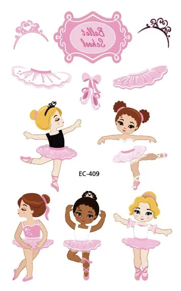 Ballet Tattoo Stickers