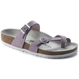 BIRKENSTOCK MAYARI NUBUCK LILAC - WOMENS