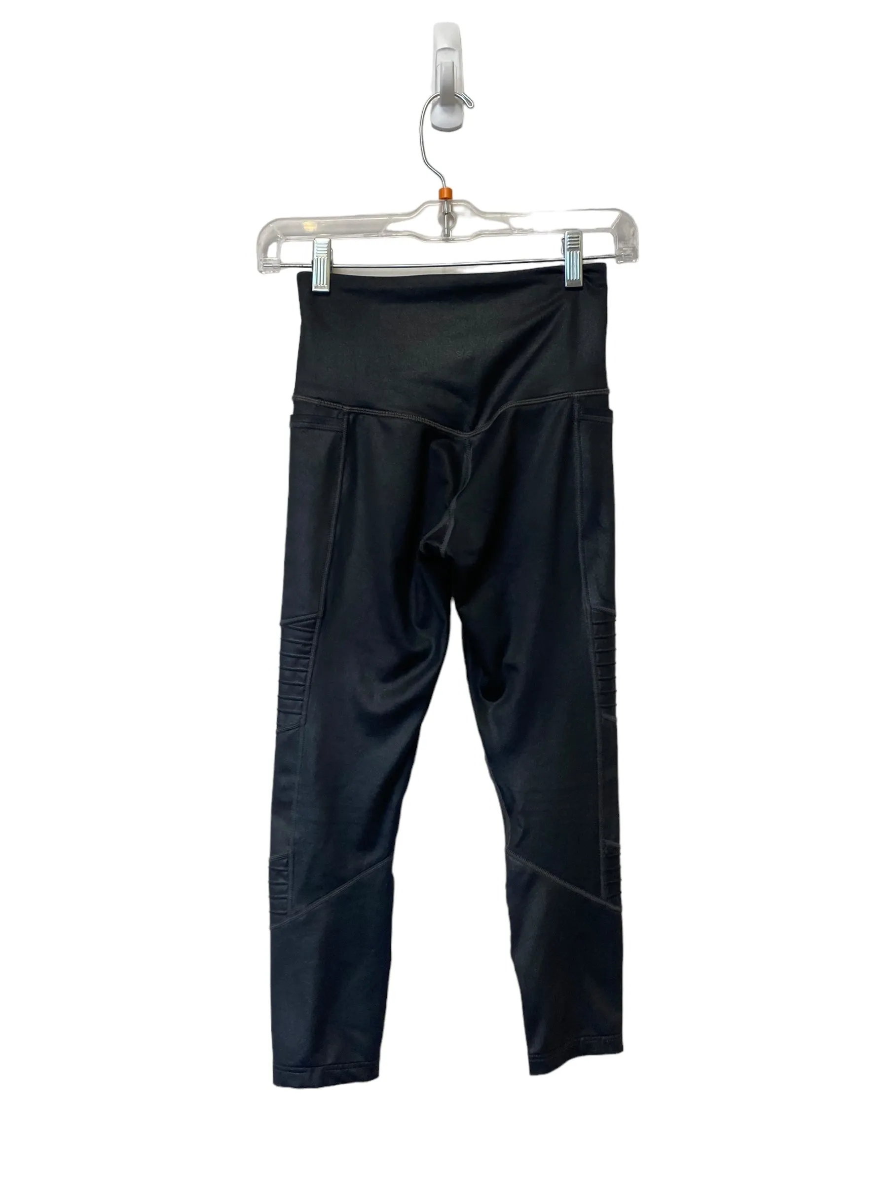 Black Athletic Leggings Athleta, Size Xxs
