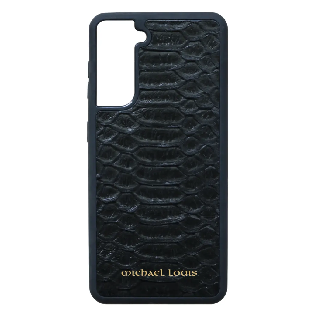 Black Python Galaxy S21 Plus Case