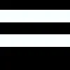 Black White Stripe Crew - 3 Pack