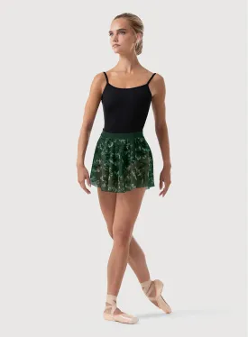 Bloch Aurora Bloom Print Mesh Skirt - Ladies