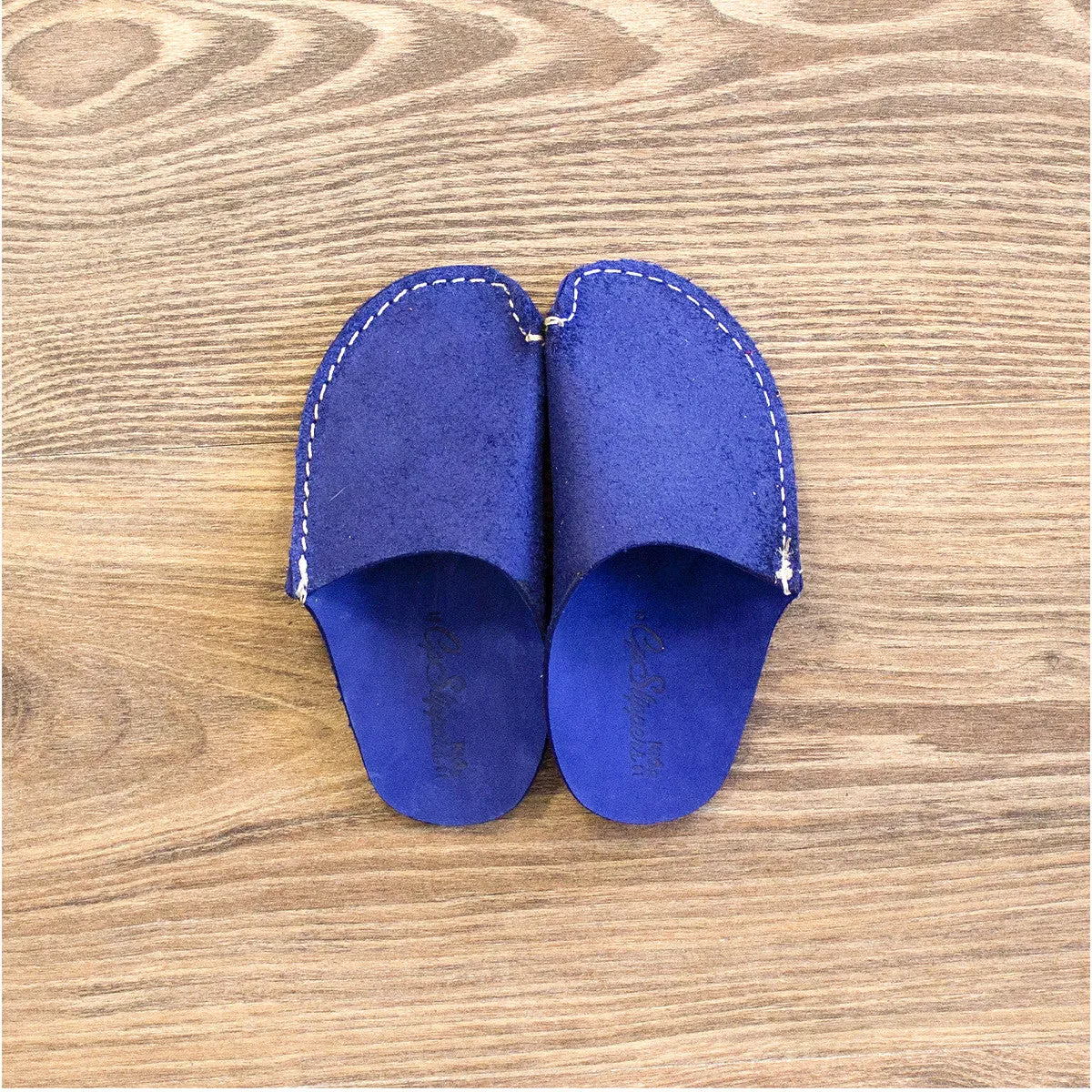 Blue CP Slippers Kids Minimalist