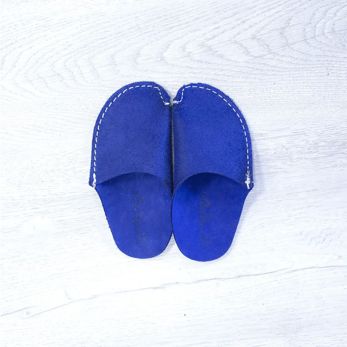 Blue CP Slippers Kids Minimalist