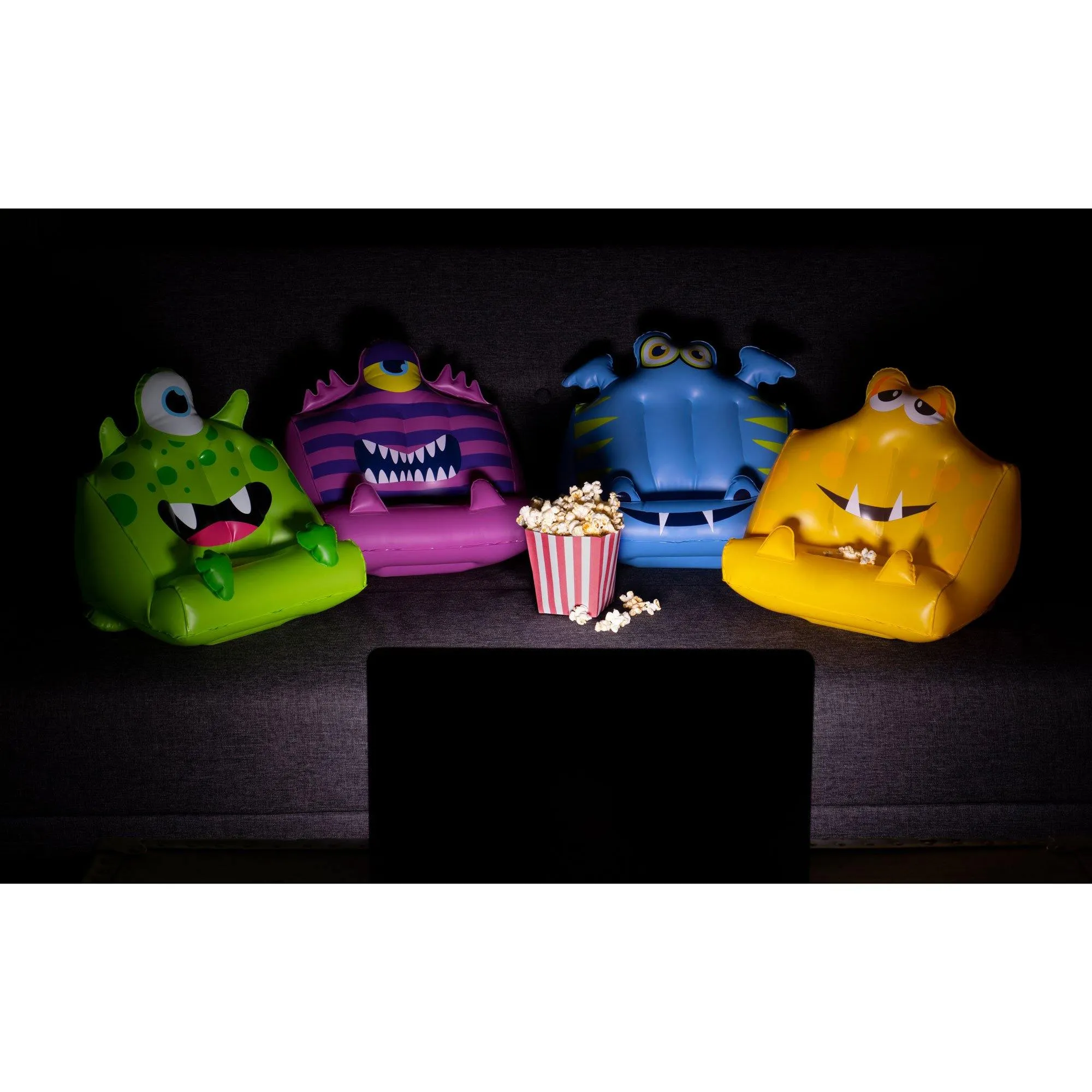Bookmonster Air Inflatable iPad, Tablet Stand and Book Holder (Percie two Teeth)