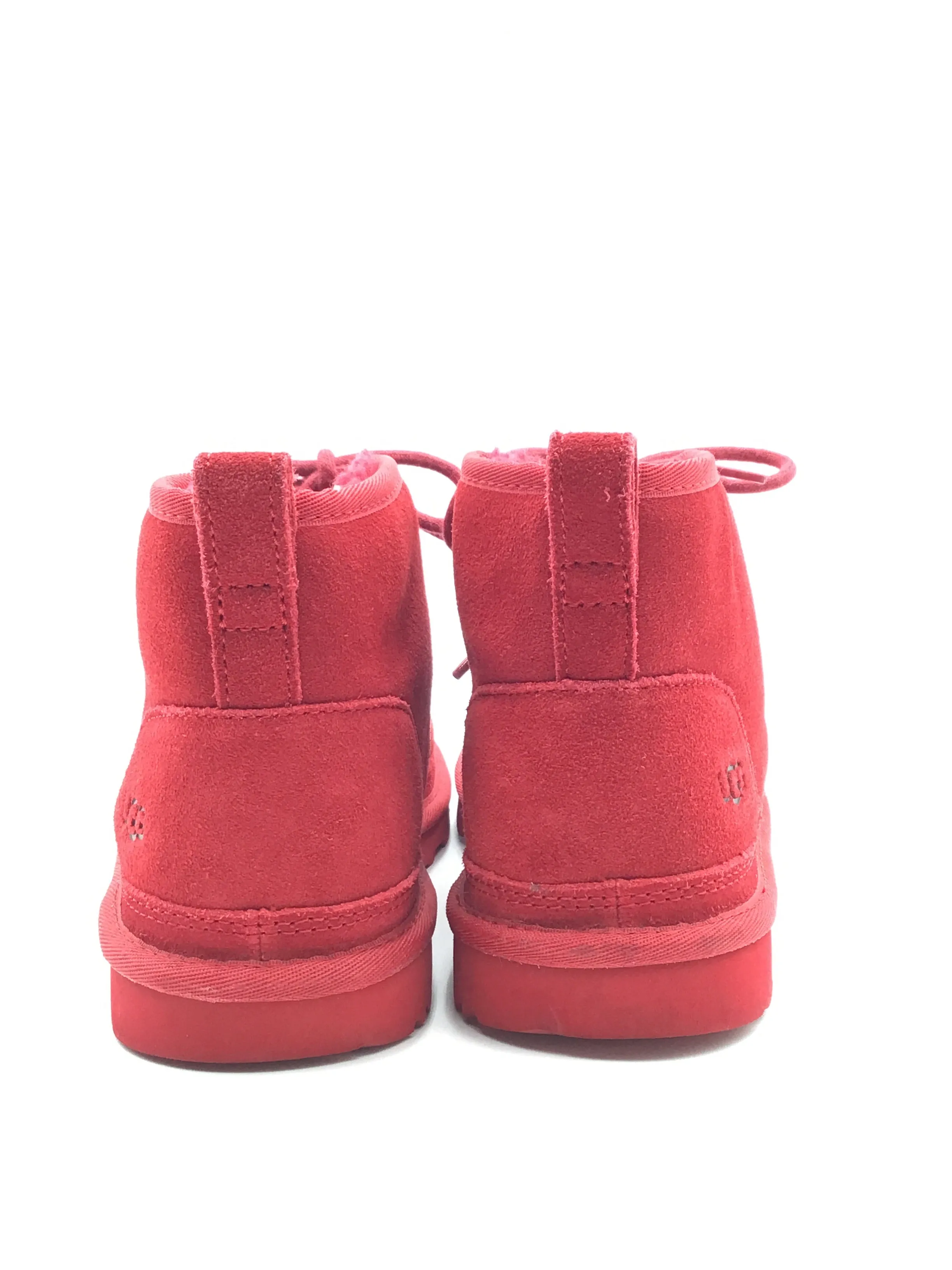 Boots Ankle Flats By Ugg In Red, Size: 6