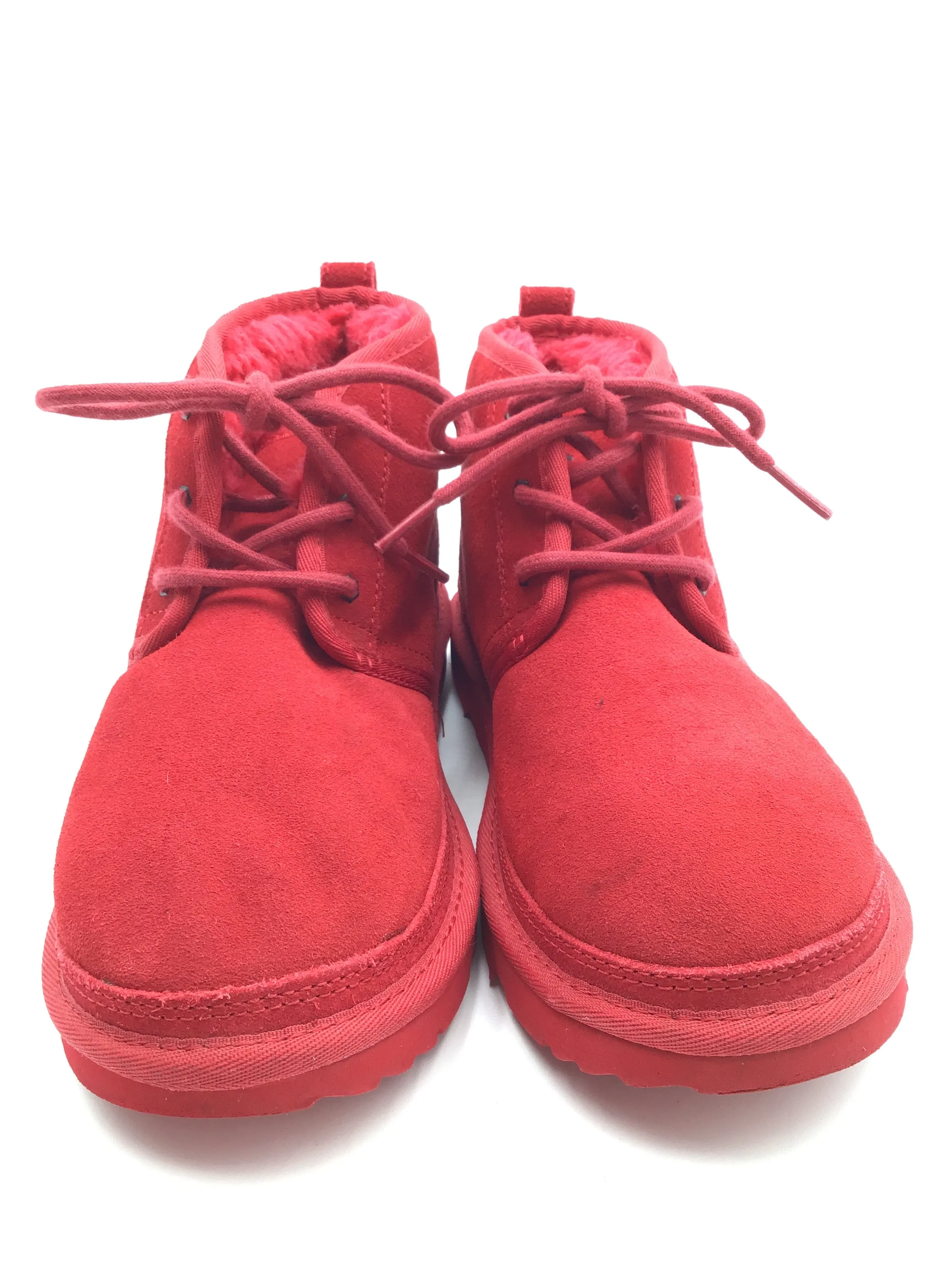 Boots Ankle Flats By Ugg In Red, Size: 6