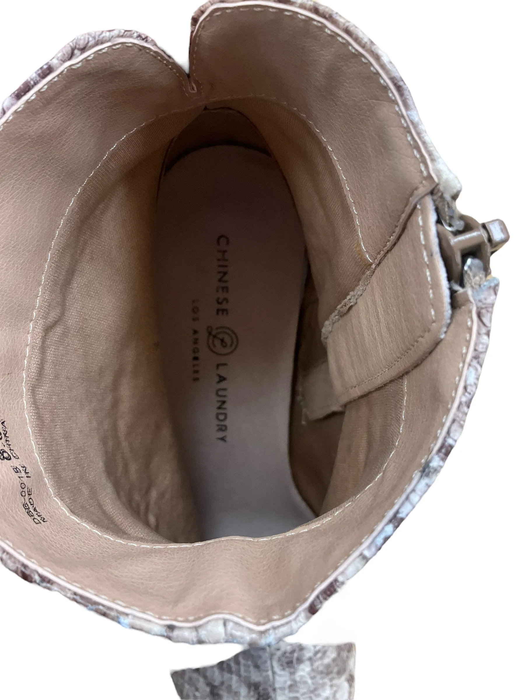 Boots Ankle Heels By Chinese Laundry  Size: 8.5