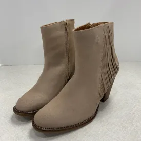 Boots Ankle Heels By Klub Nico In Tan, Size: 7