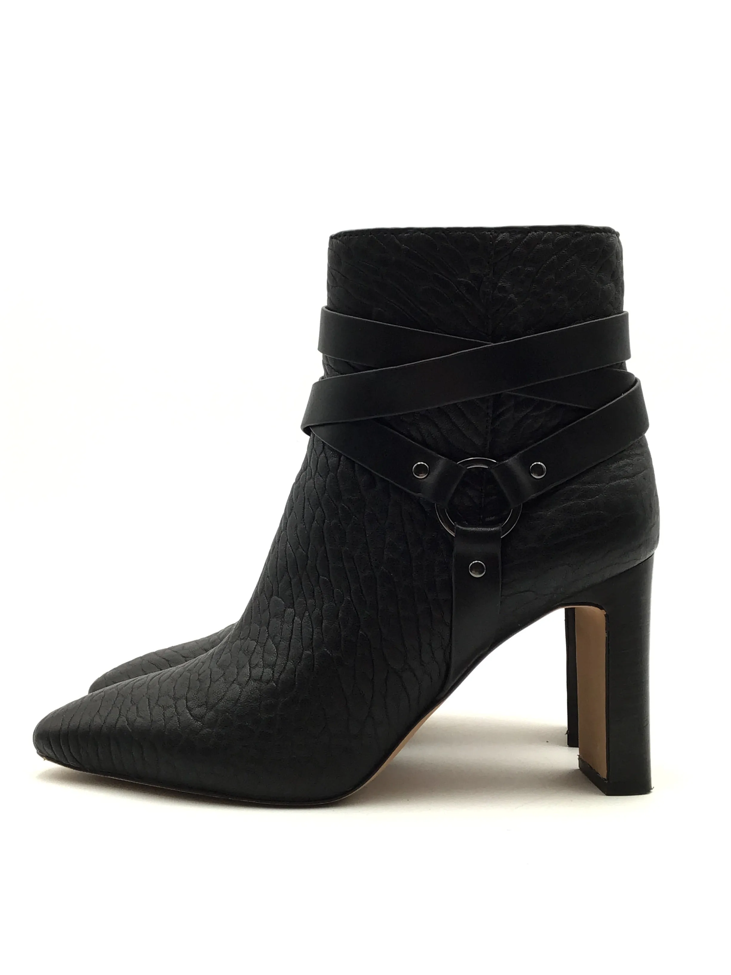 Boots Ankle Heels By Vince Camuto In Black, Size: 8.5