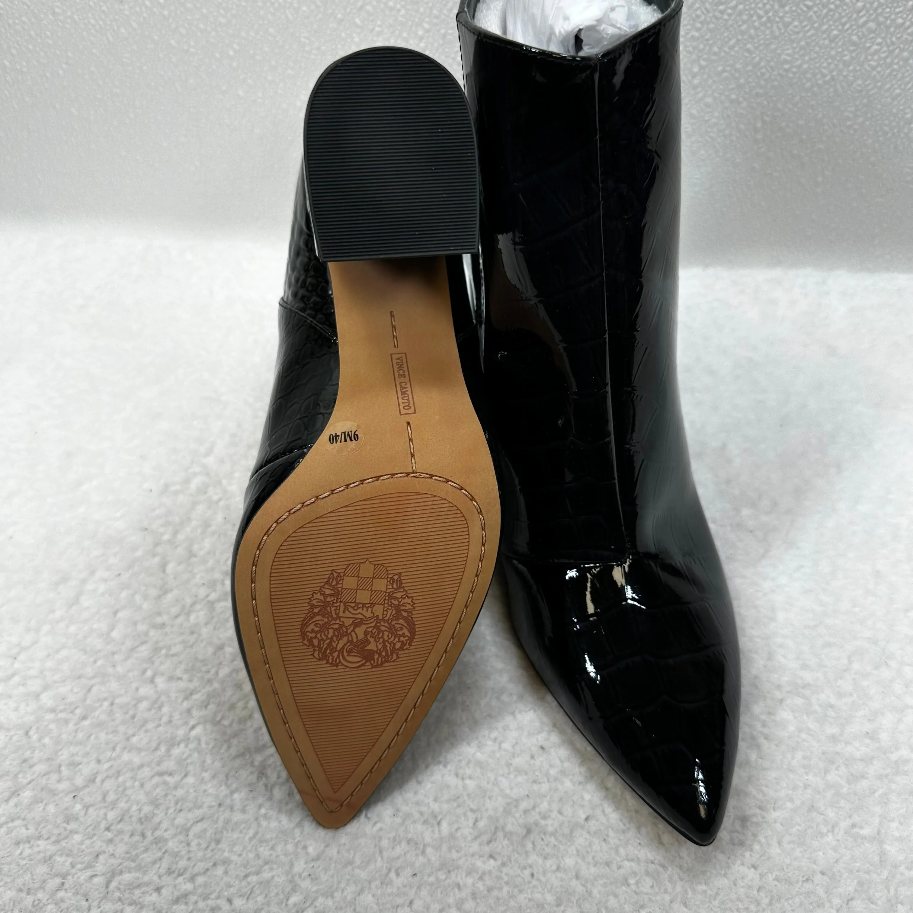 Boots Ankle Heels By Vince Camuto In Black, Size: 9