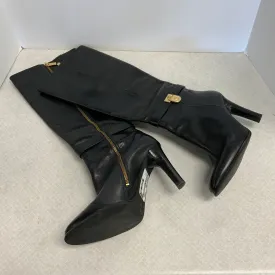 Boots Knee Heels By Michael By Michael Kors In Black, Size: 9