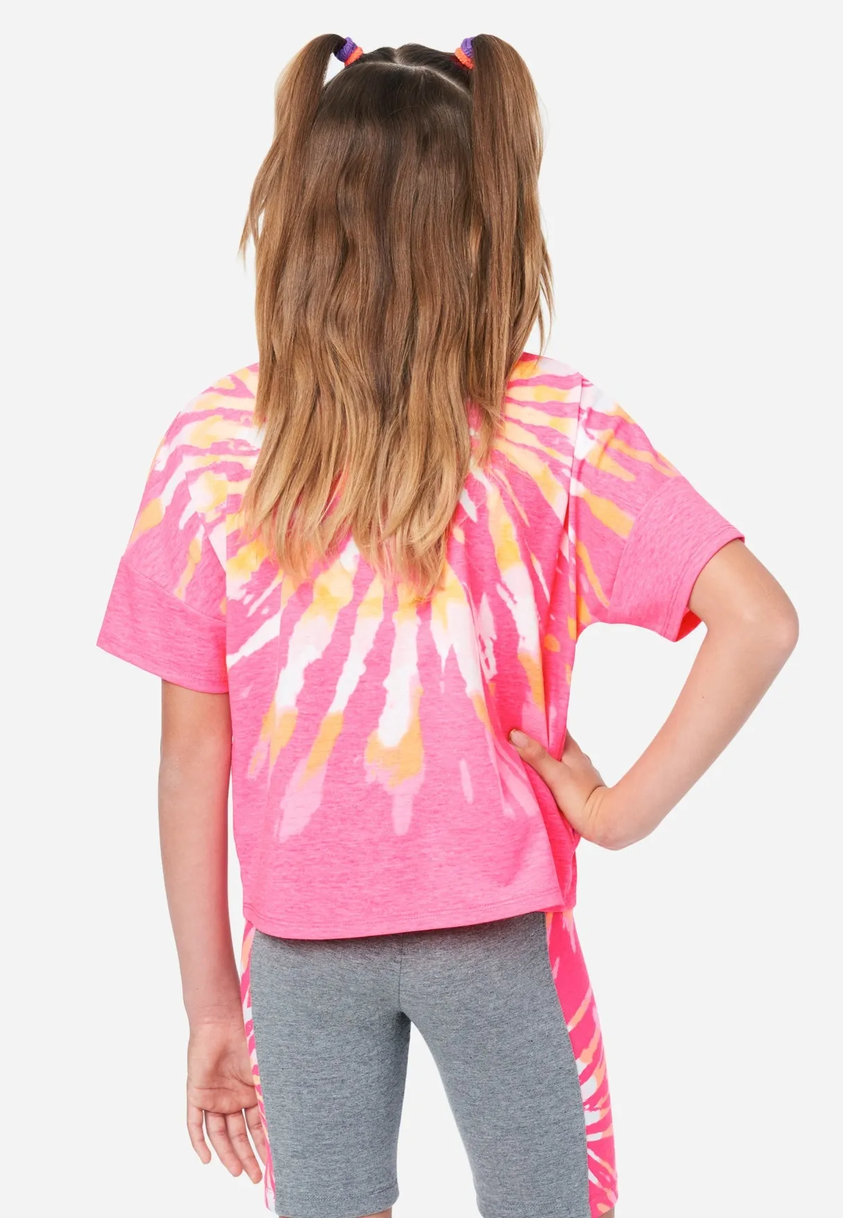 Boxy Dye Effect Short Sleeve Tee