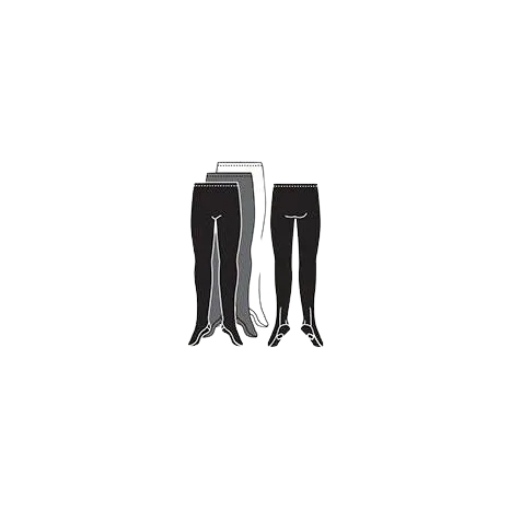Boys' Convertible Dance Tights - Black
