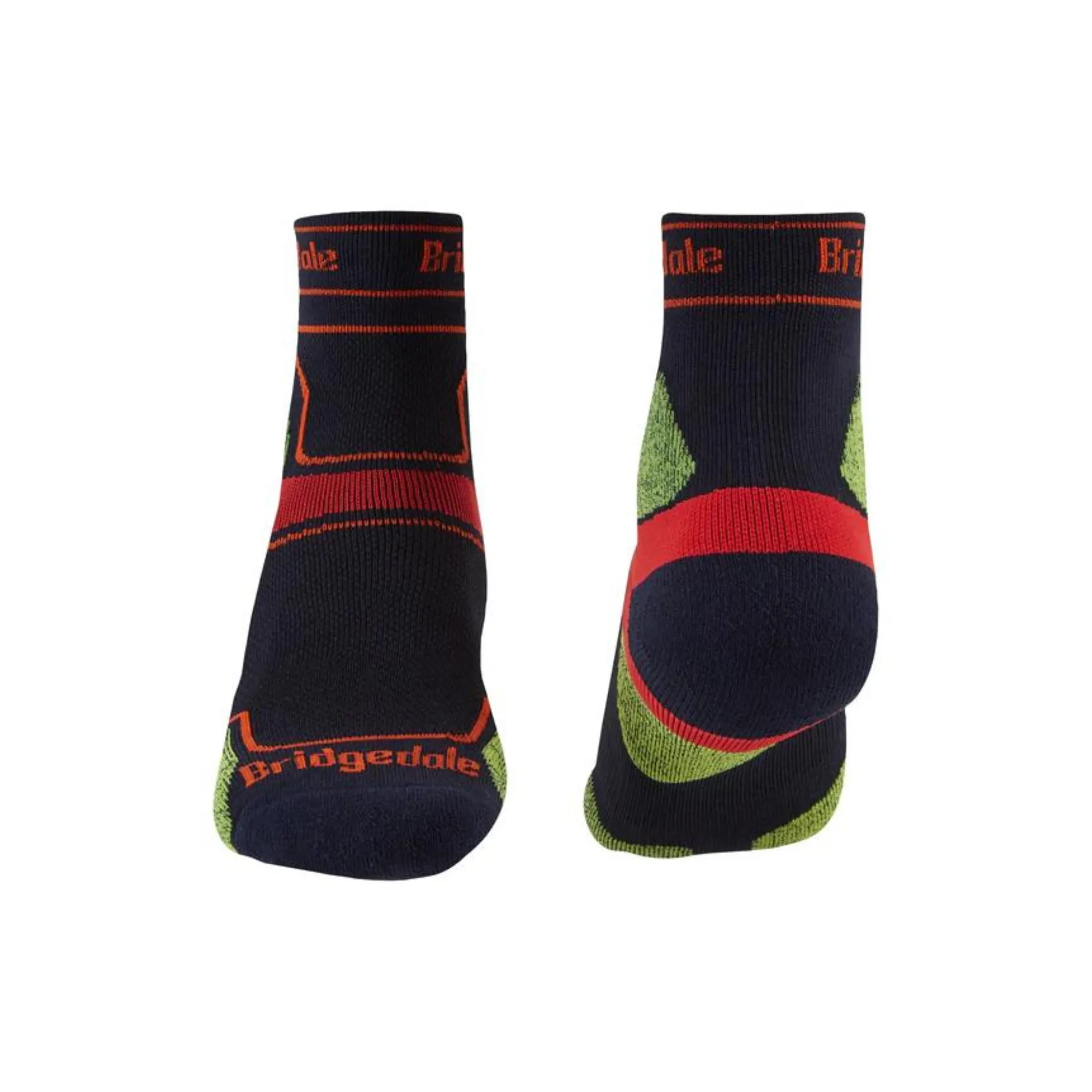 Bridgedale Socks Trail Run Ultra Light 3/4 Crew Coolmax Navy