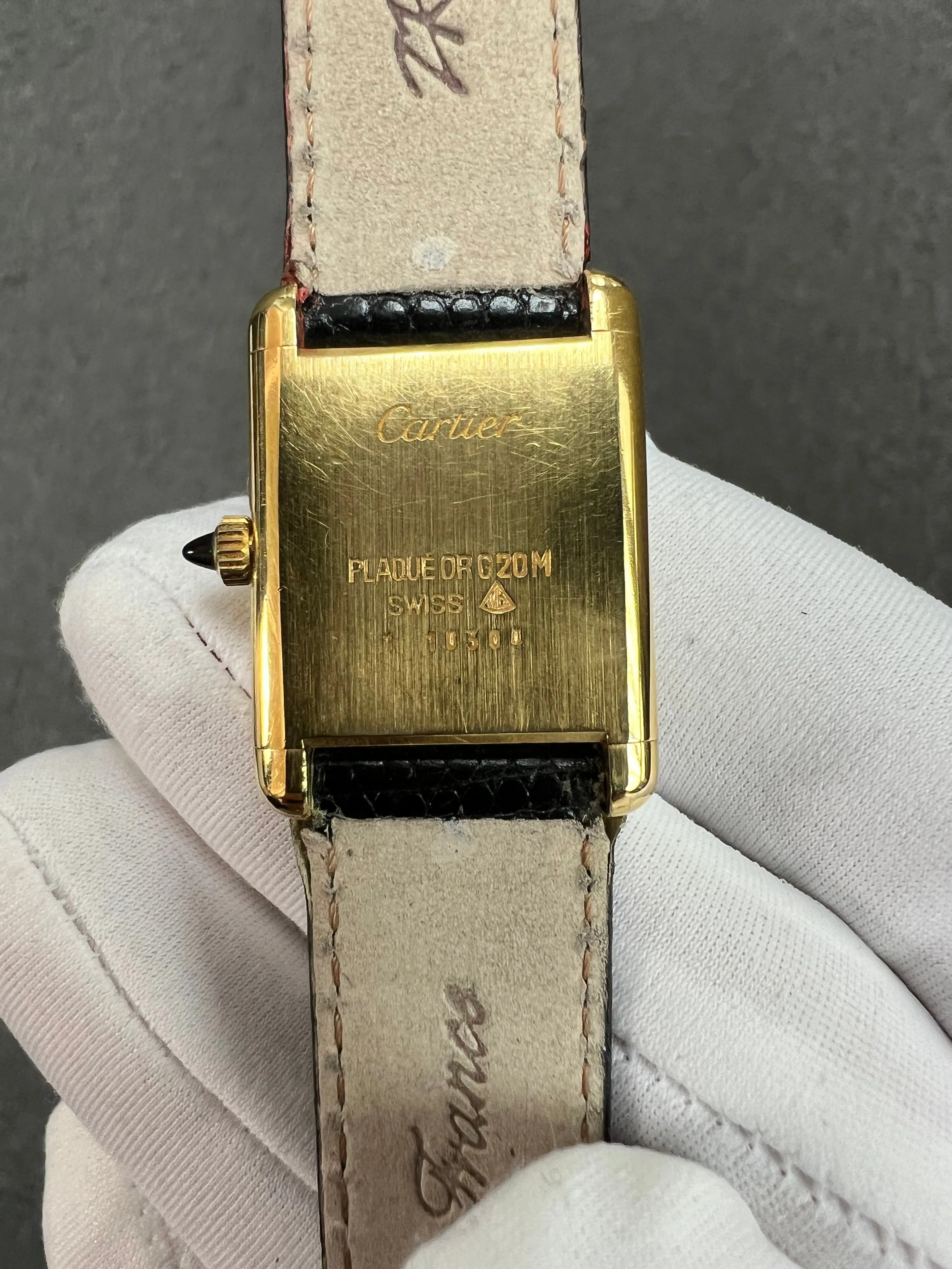 Cartier Ladies Tank Wristwatch