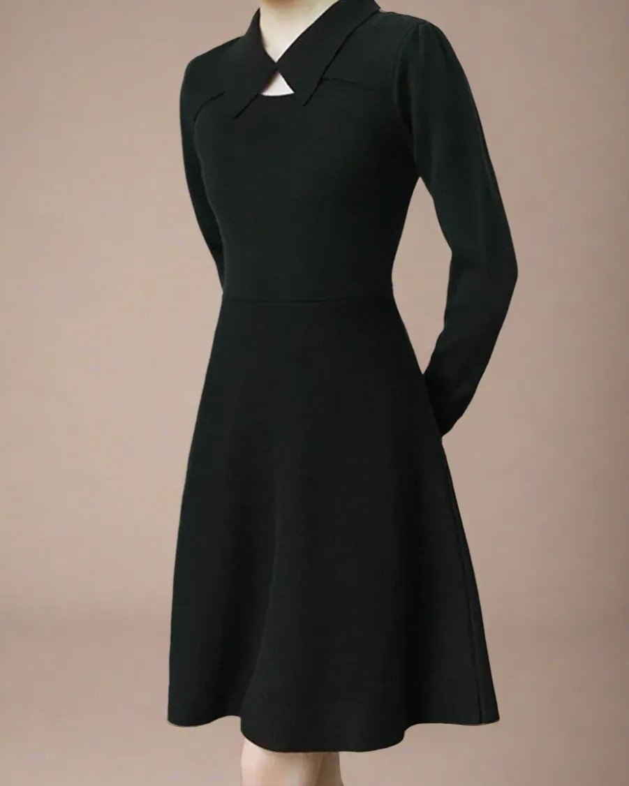Celeste Knitted Mini Dress with Cut-out Detail