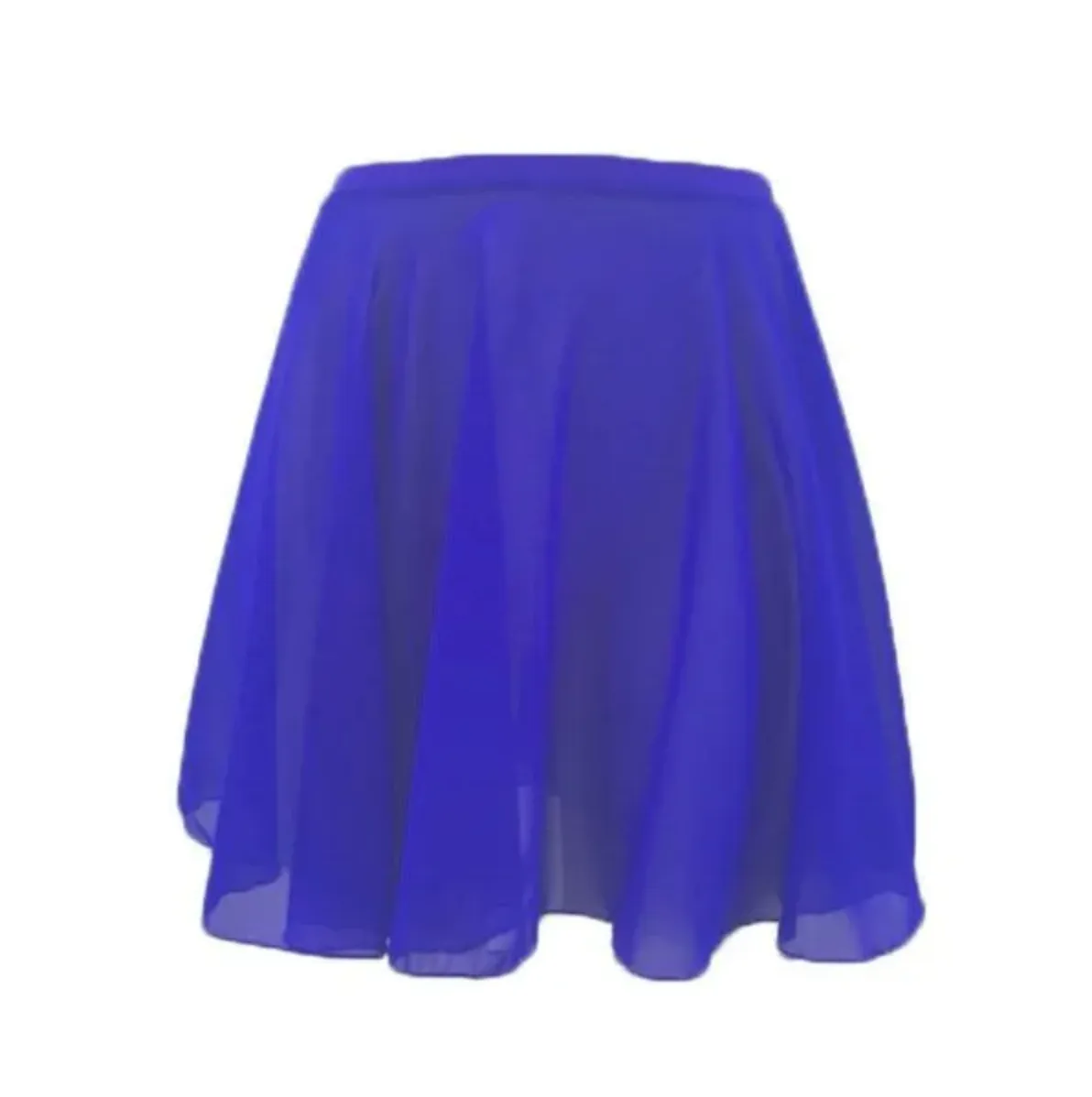 Chiffon Skirt - royal blue