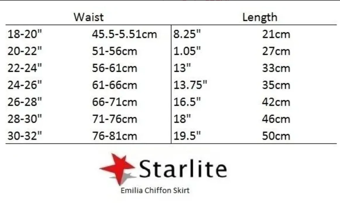 Chiffon Skirt - royal blue