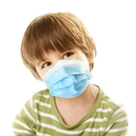 Child Disposable Mask, 3-Ply (Case/40 boxes of 50 masks)