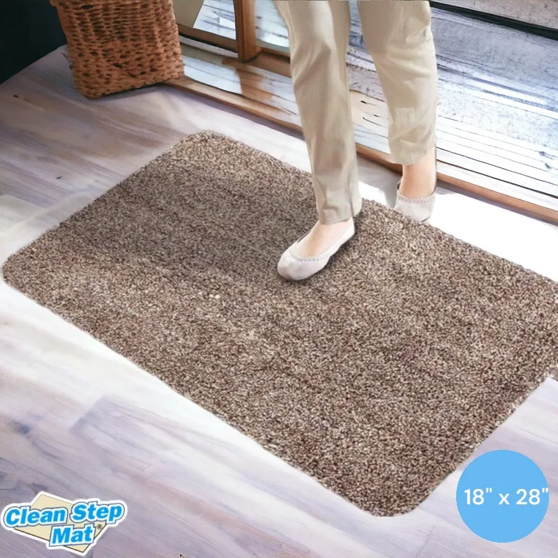 Clean Step Mat Doormat - Tan (18" x 28")