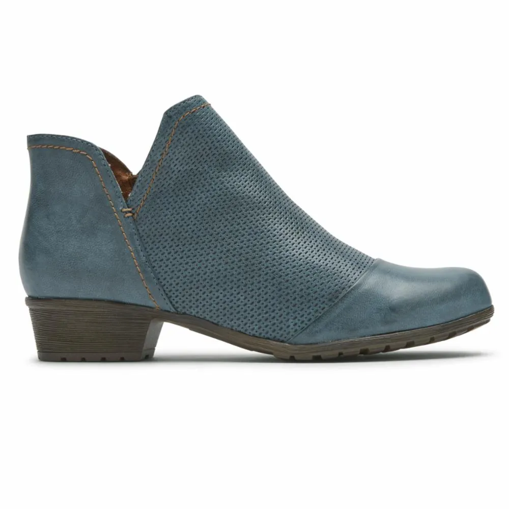 Cobb Hill GRATASHA V-CUT BOOT TEAL LEATHER