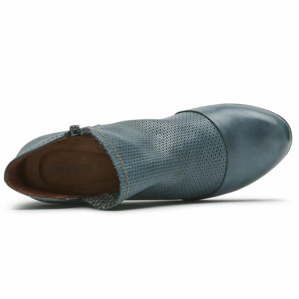 Cobb Hill GRATASHA V-CUT BOOT TEAL LEATHER