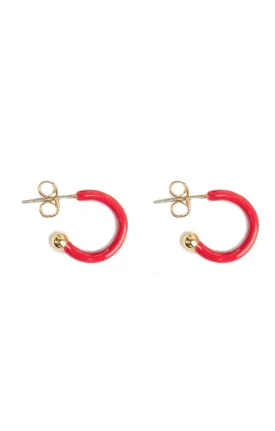 Color Mini Hoop Earrings