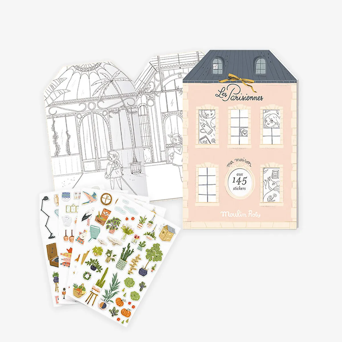 COLOURING & STICKER BOOK // HOUSE OF PARIS