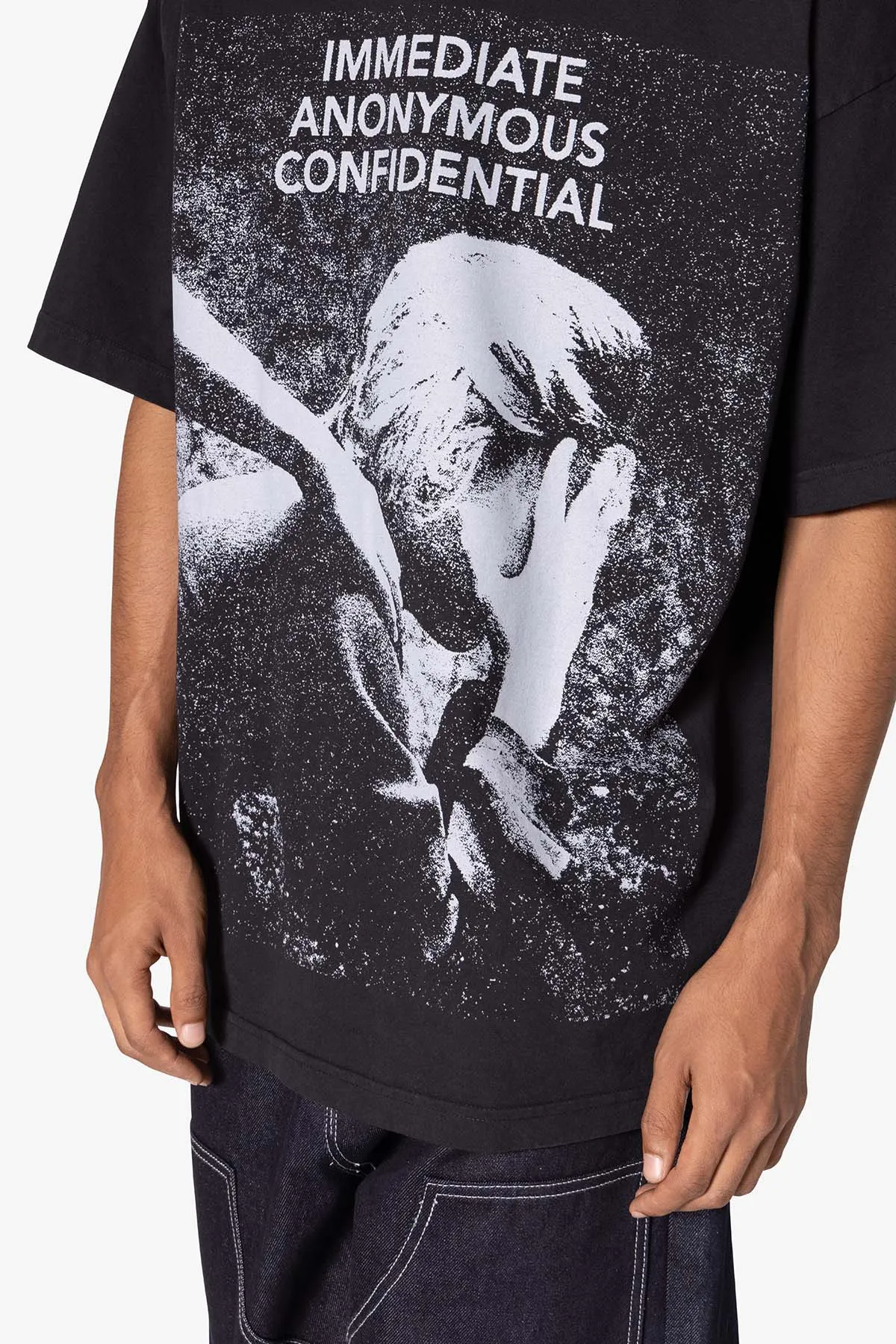 Confidential Tee - Washed Black