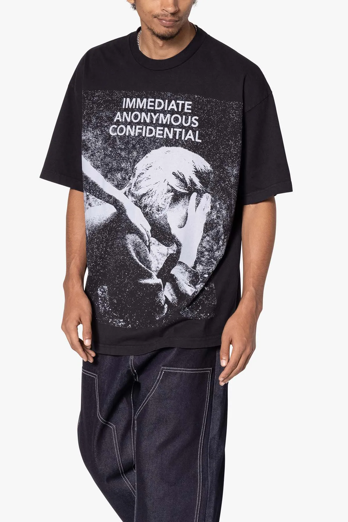 Confidential Tee - Washed Black