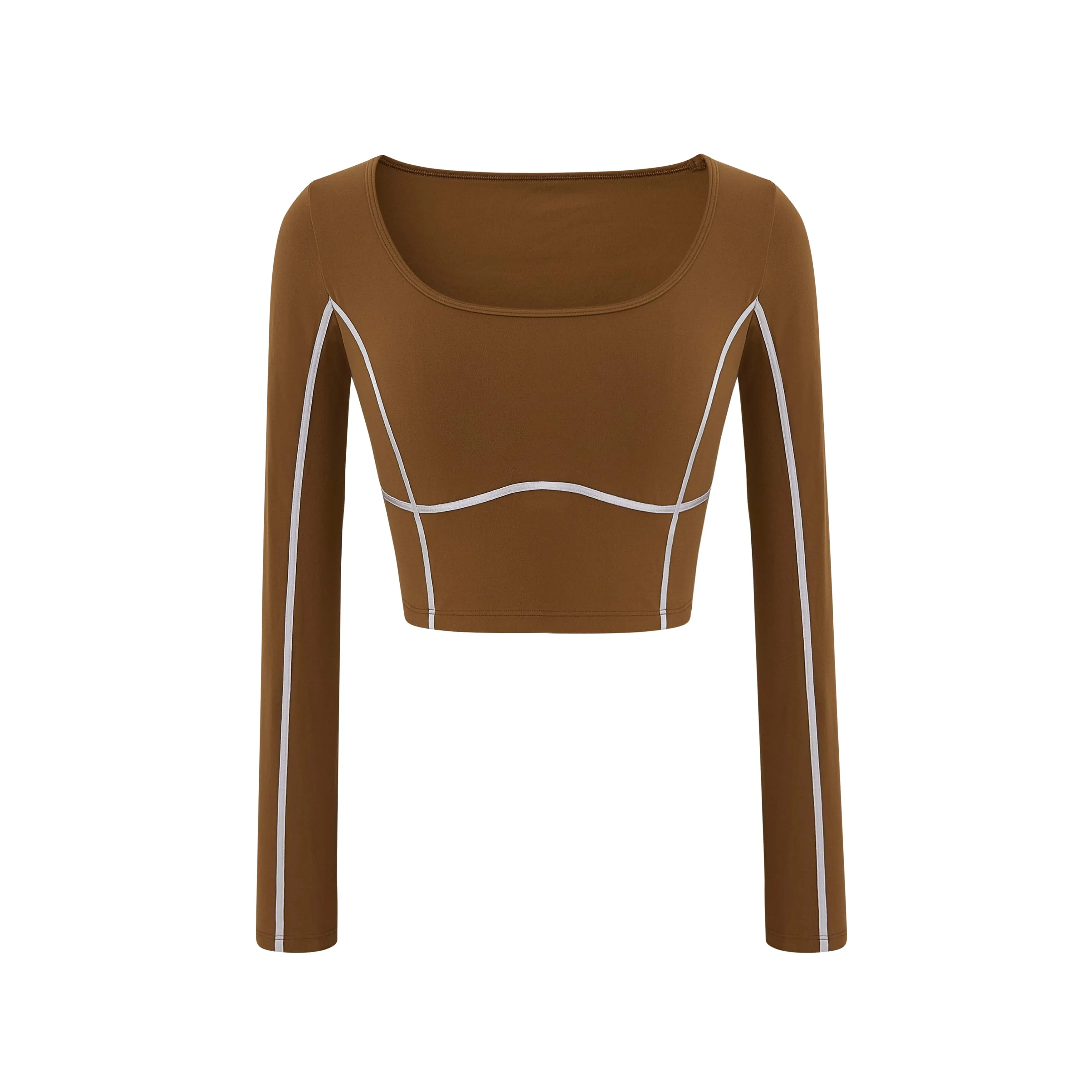 Dance U-Neck Long Sleeve Top