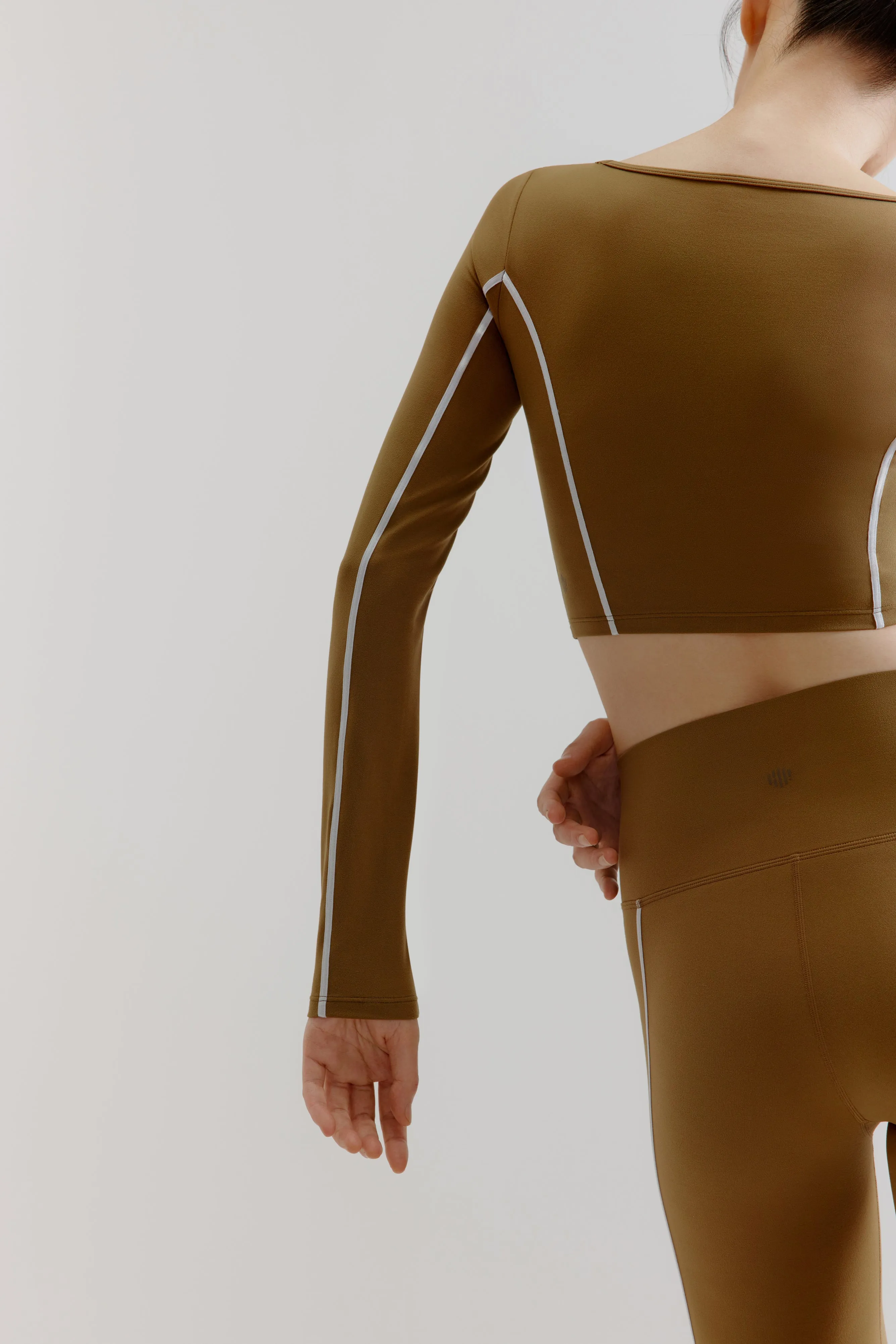 Dance U-Neck Long Sleeve Top
