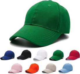 Edoneery Baseball Cap for Kids-Adjustable Washed Cotton Golf Toddler Hat for Boys & Girls