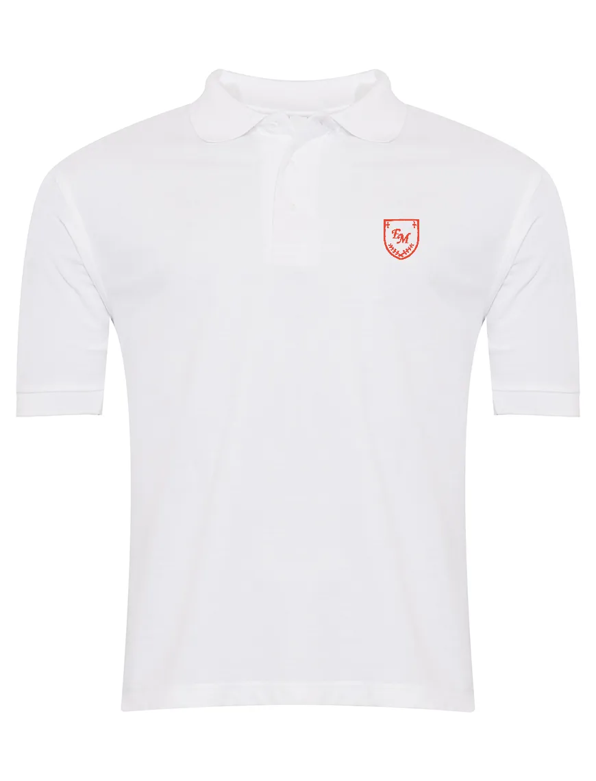 English Martyrs Catholic Primary School White Polo