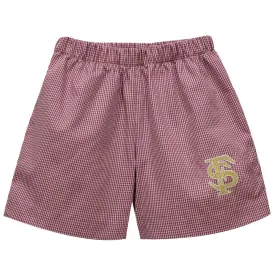Florida State Seminoles Gingham Short